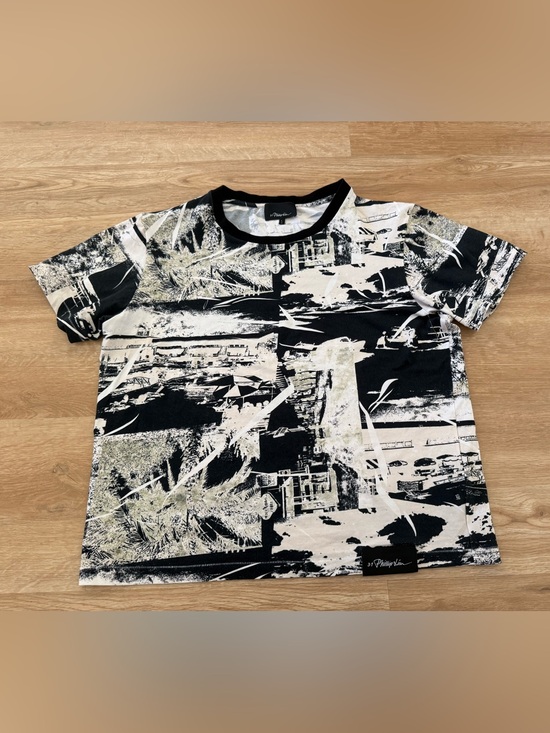 3.1 Phillip Lim Other - 3.1 Phillip Lim Black and White Cityscape Graphic Tee